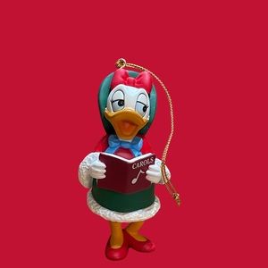 Vintage Disney Scrooge Daisy Duck Ornament Groliers Collection Retired
